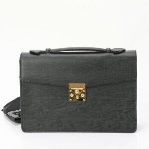 Versace leather handbag briefcase tote their